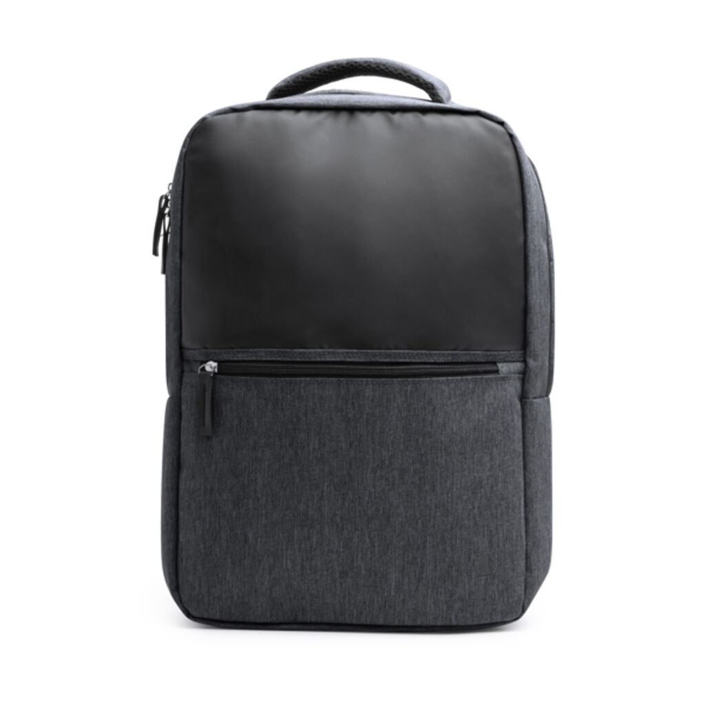 Рюкзак из переработанного полиэстера RPET 600D, цвет черный