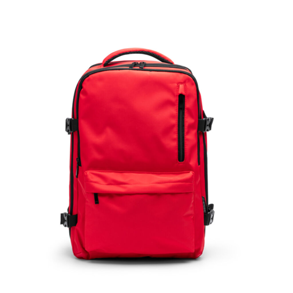 Водонепроницаемый рюкзак из полиэстера RPET, цвет красный