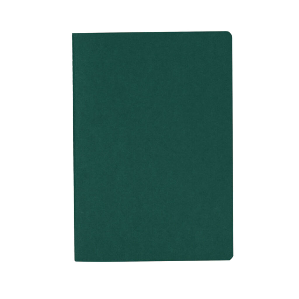 Блокнот А5 из переработанной бумаги, цвет зеленый