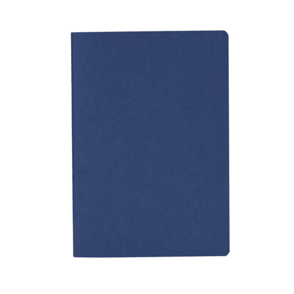 Блокнот А5 из переработанной бумаги, цвет синий