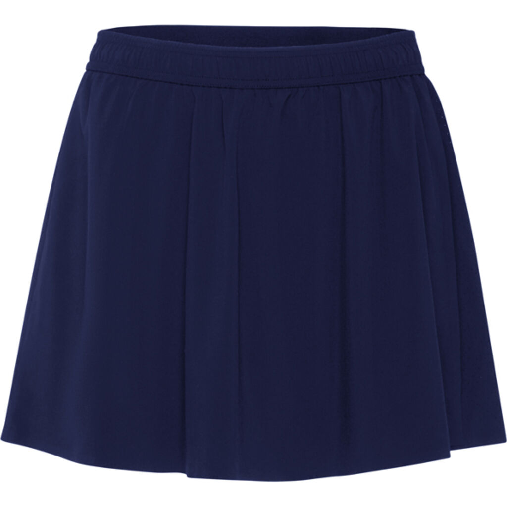 Легкая и эластичная юбка для женщин из переработанного полиэстера, цвет синий