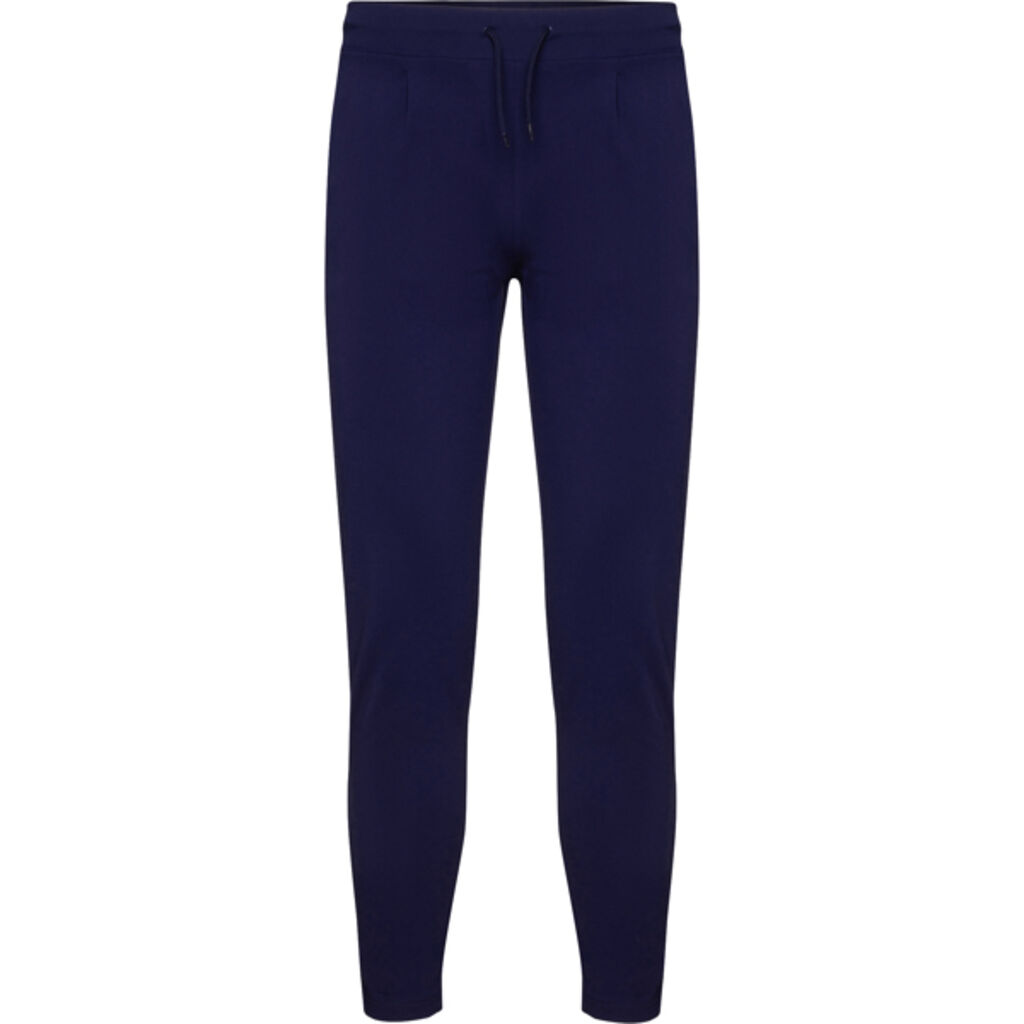 Женские брюки из эластичной ткани, цвет синий