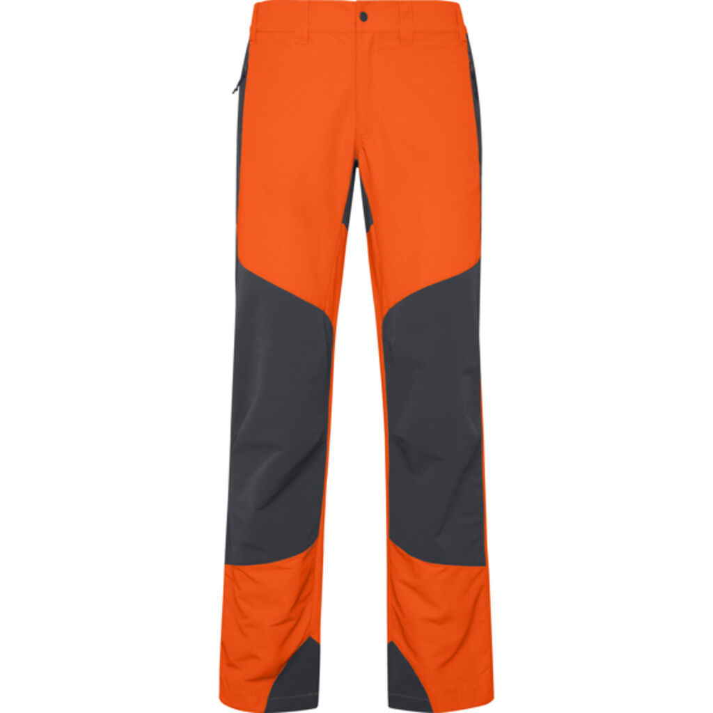 Трекінгові штани унісекс, комбіновані з двох тканин, колір помаранчевий