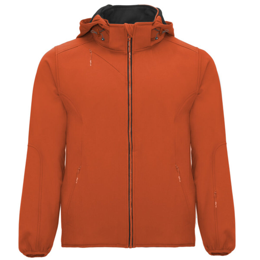 Двошарова спортивна куртка SoftShell, колір багряний