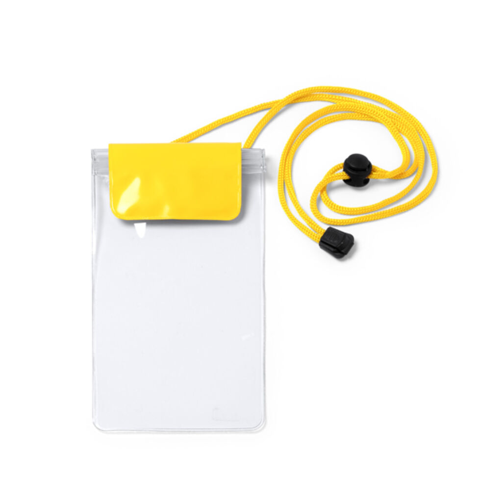 Чохол для телефона із ПВХ, колір жовтий