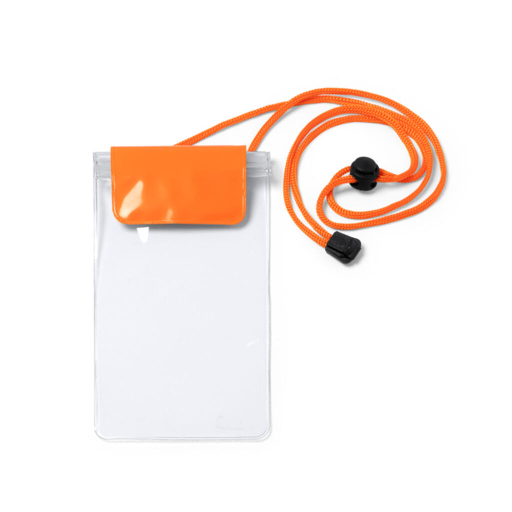 Чохол для телефона із ПВХ, колір помаранчовий
