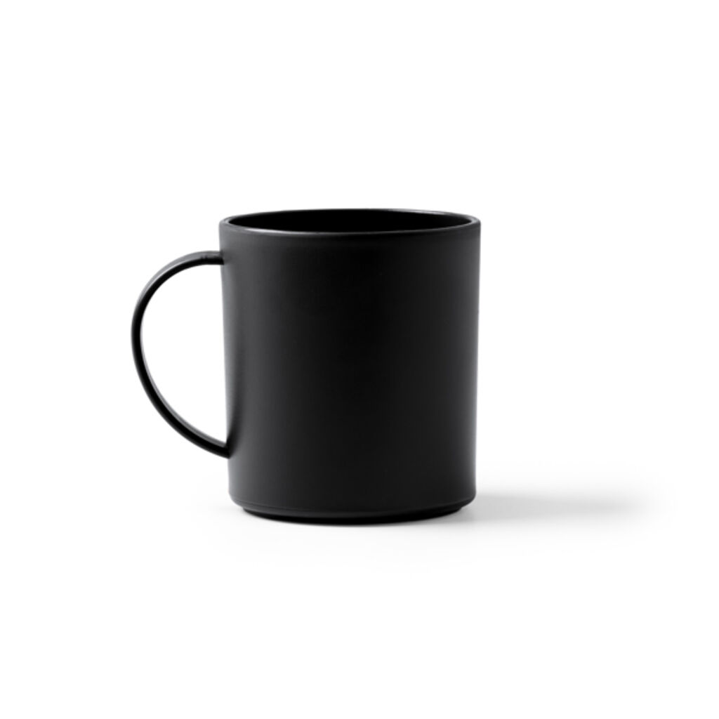 Багаторазова поліпропіленова чашка на 300 мл., колір чорний