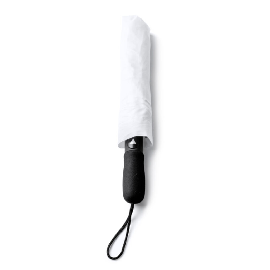 Складной зонт с автоматическим открыванием, цвет белый