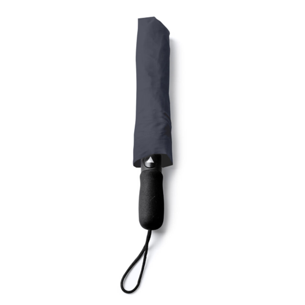 Складной зонт с автоматическим открыванием, цвет свинцовый