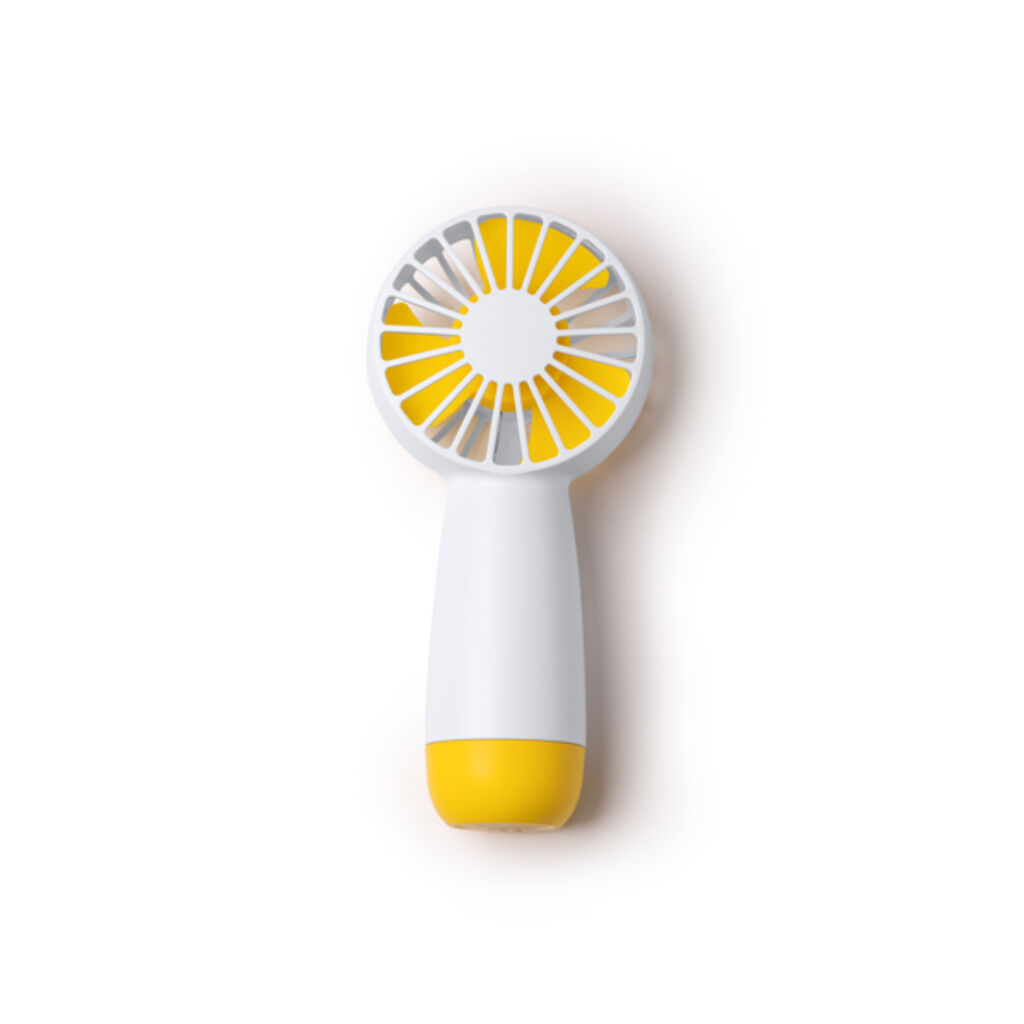 Портативний ручний вентилятор, колір жовтий