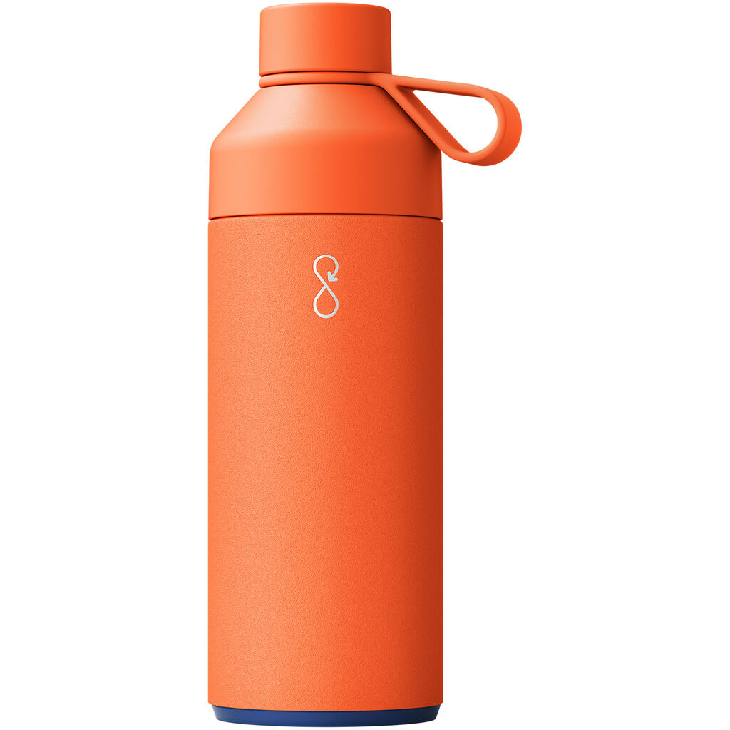 Пляшка для води Big Ocean Bottle 1000 мл з вакуумною ізоляцією, колір помаранчевий