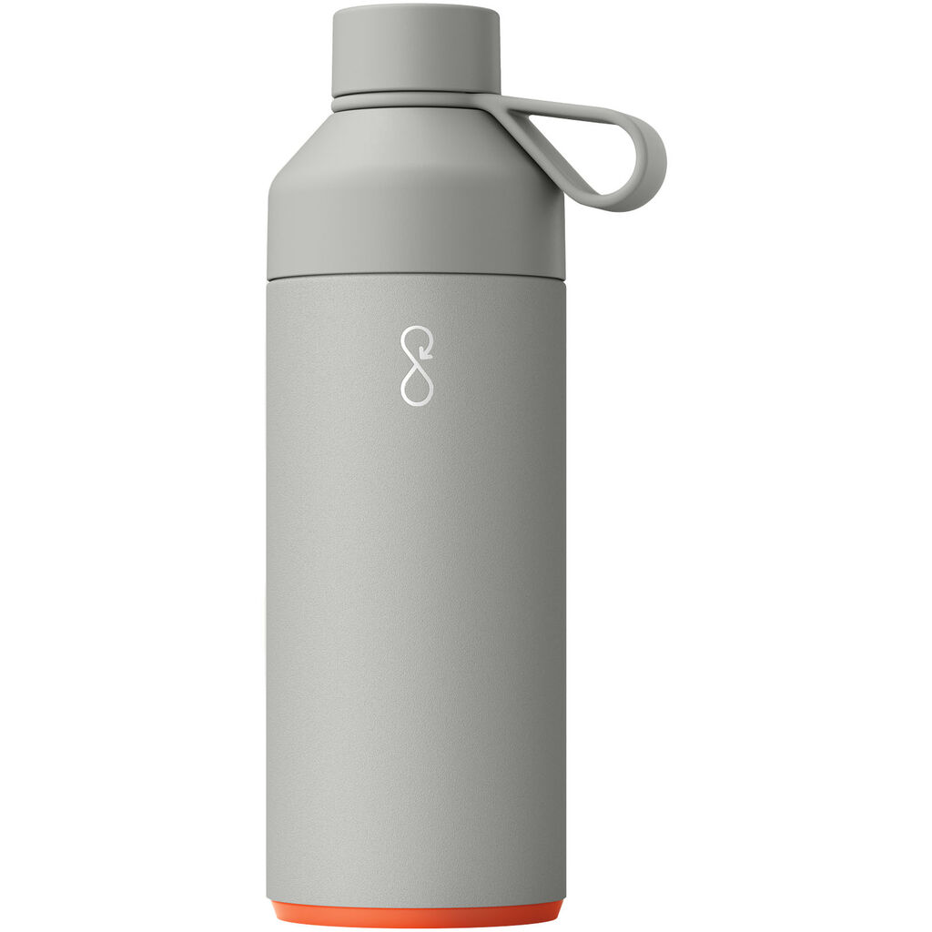 Пляшка для води Big Ocean Bottle 1000 мл з вакуумною ізоляцією, колір сірий