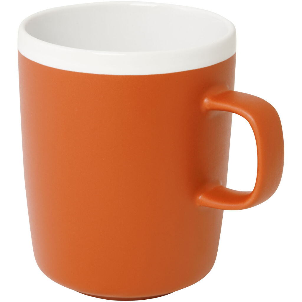 Керамічна чашка Lilio 310 мл, колір помаранчевий
