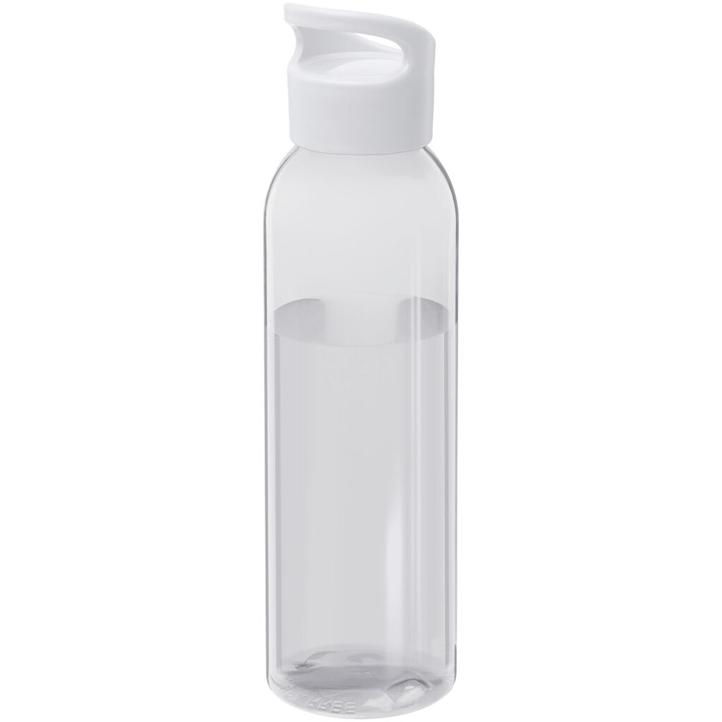 Пляшка Sky із переробленого пластику об'ємом 650 мл, колір білий