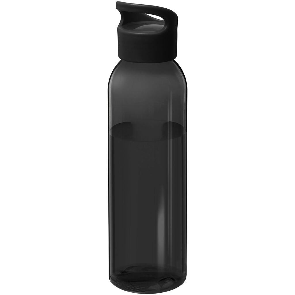Пляшка Sky із переробленого пластику об'ємом 650 мл, колір чорний