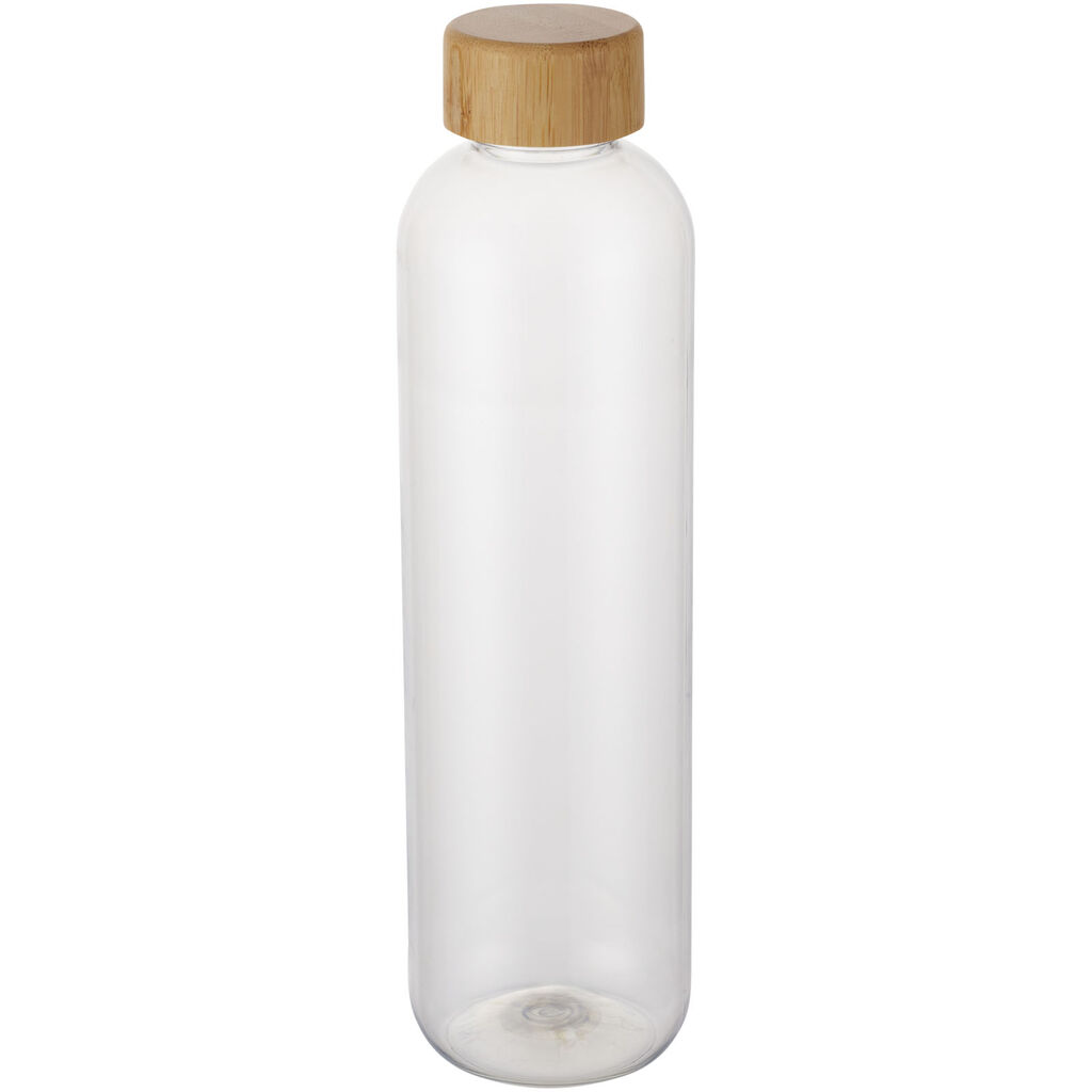 Бутылка для воды Ziggs из переработанного пластика емкостью 1000 мл, цвет прозрачный