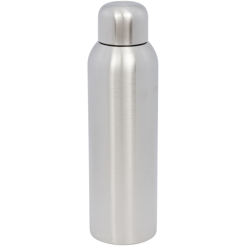 Бутылка для воды Guzzle емкостью 820 мл из нержавеющей стали, сертифицированная RCS, цвет серебряный