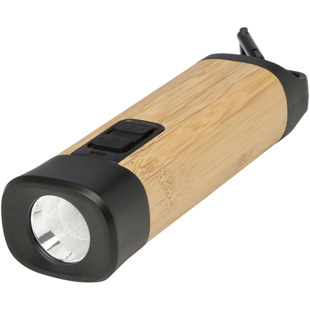 Ліхтарик Kuma з бамбука/RCS із переробленого пластику, колір натуральний