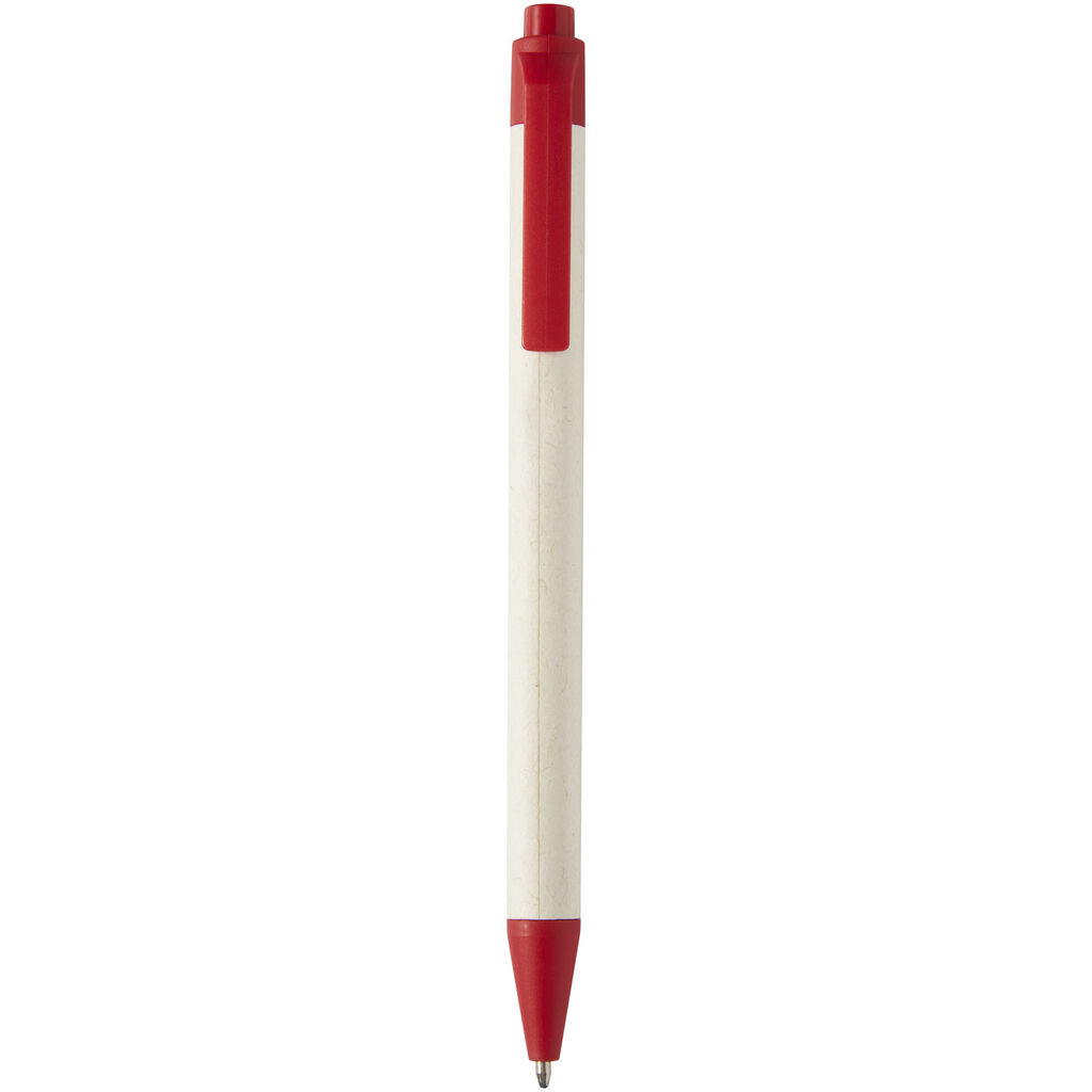 Шариковая ручка Dairy Dream из переработанных пакетов из-под молока, цвет красный