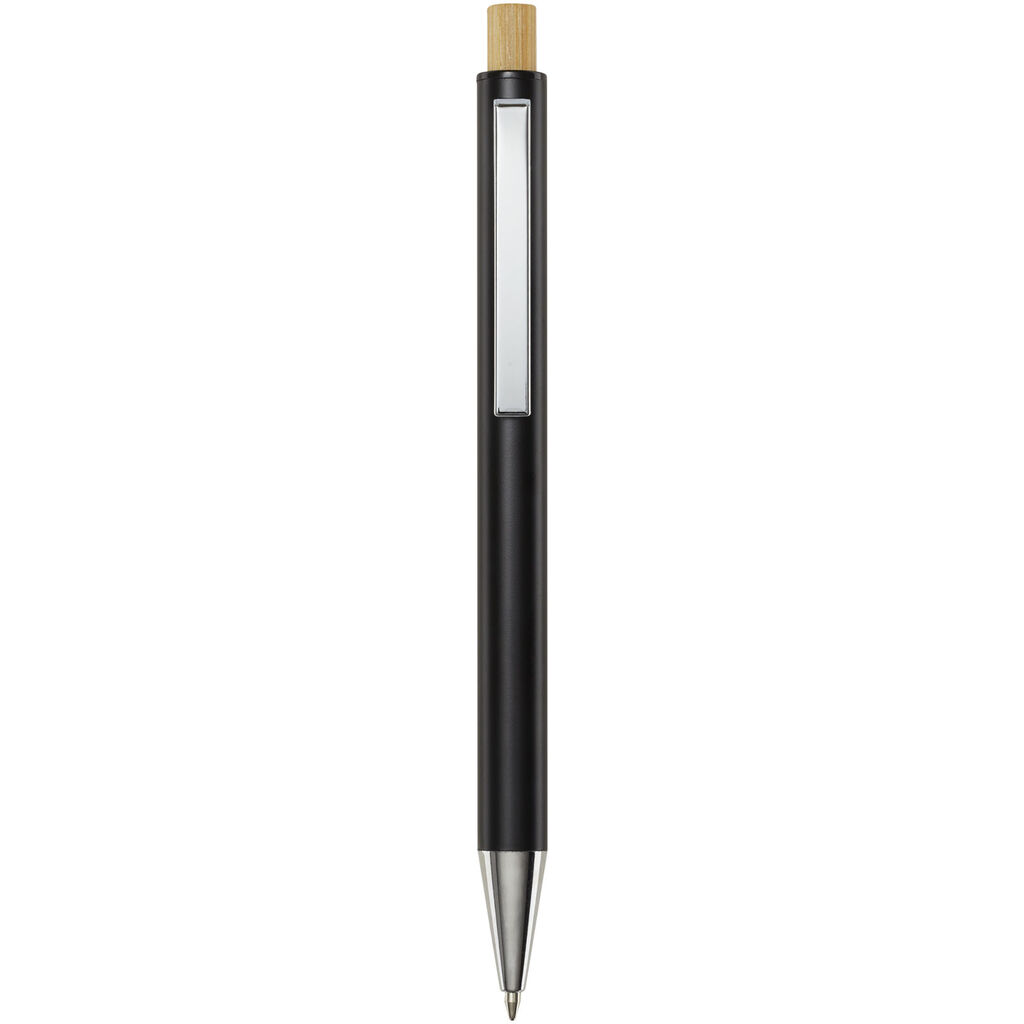 Кулькова ручка Cyrus із переробленого алюмінію, колір чорний