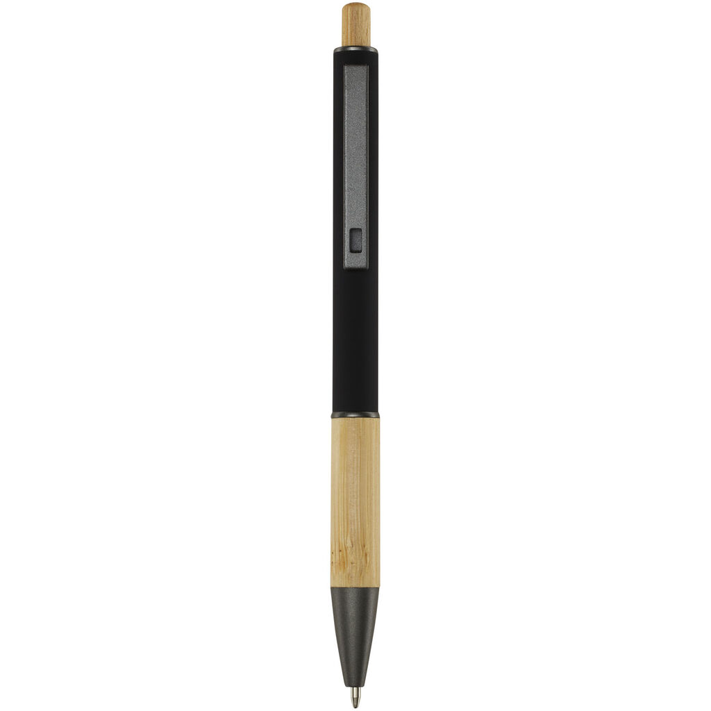 Шариковая ручка Darius из переработанного алюминия, цвет черный