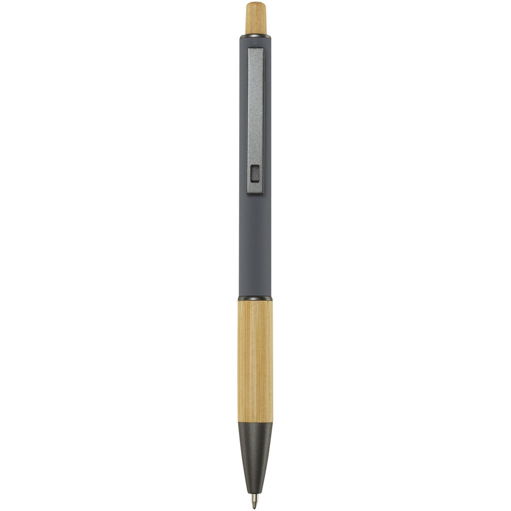 Шариковая ручка Darius из переработанного алюминия, цвет серый