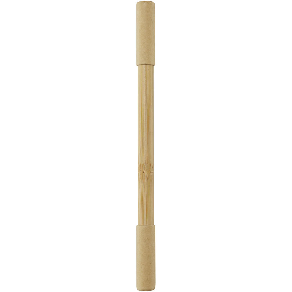 Двойная бамбуковая ручка Samambu, цвет натуральный