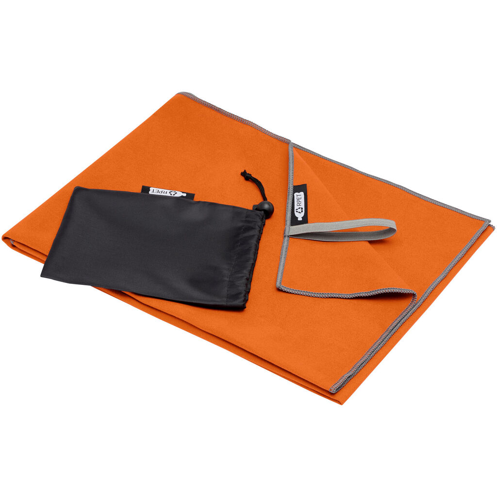 Ультралегкий і швидковисихаючий рушник 50х100 см, колір помаранчевий