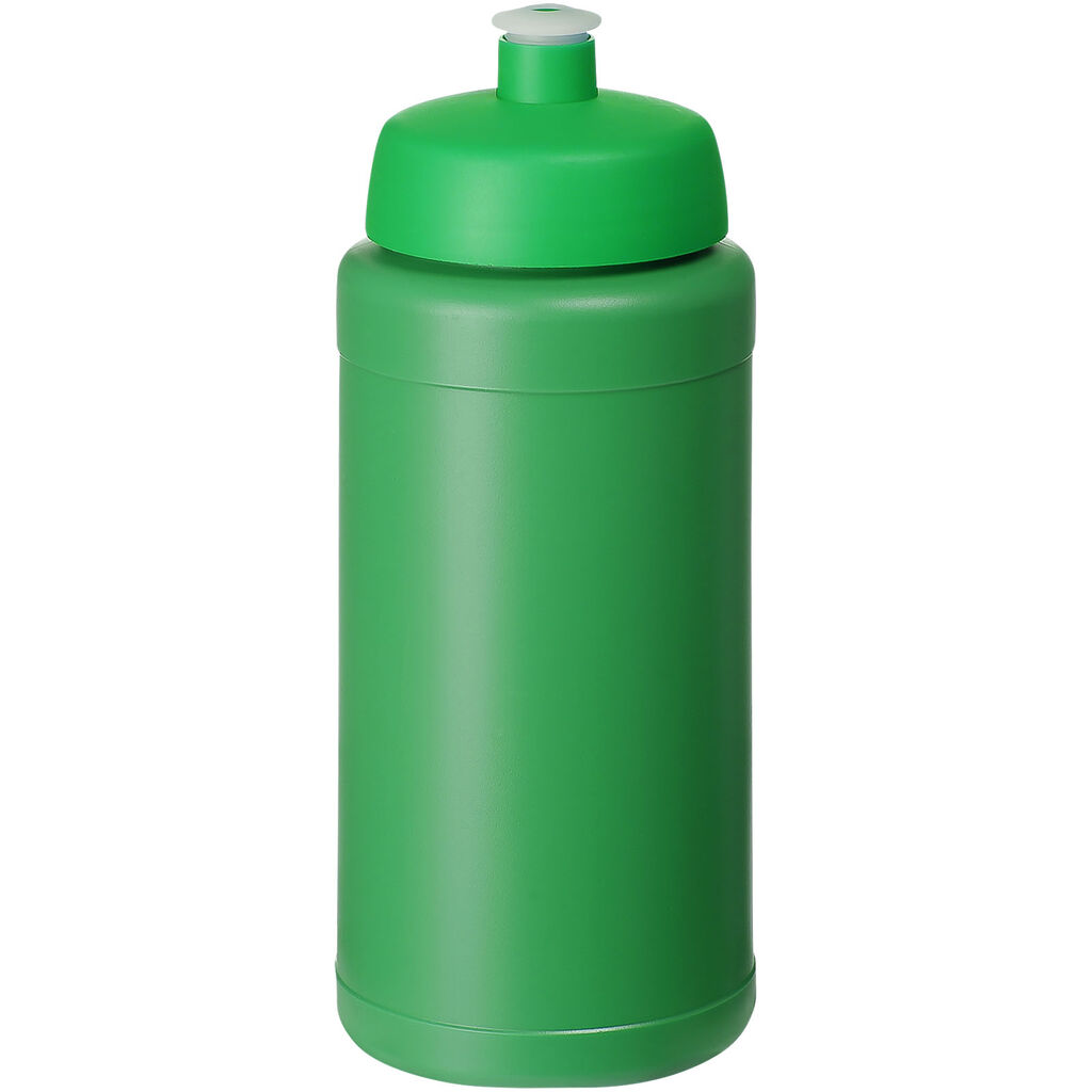 Спортивная бутылка Baseline из переработанного сырья объемом 500 мл., цвет зеленый