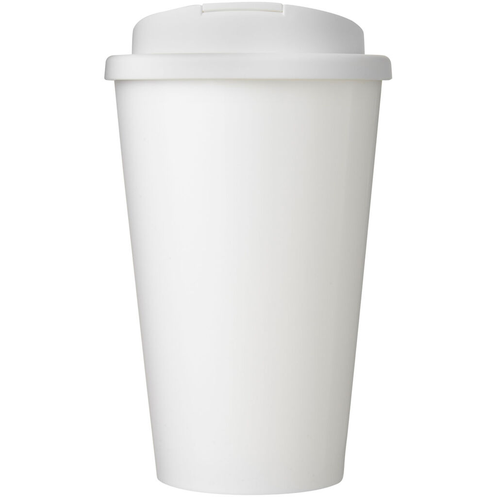 Brite-Americano® Eco стакан с защитой от проливания, 350 мл, цвет белый - 21049301- Фото №2