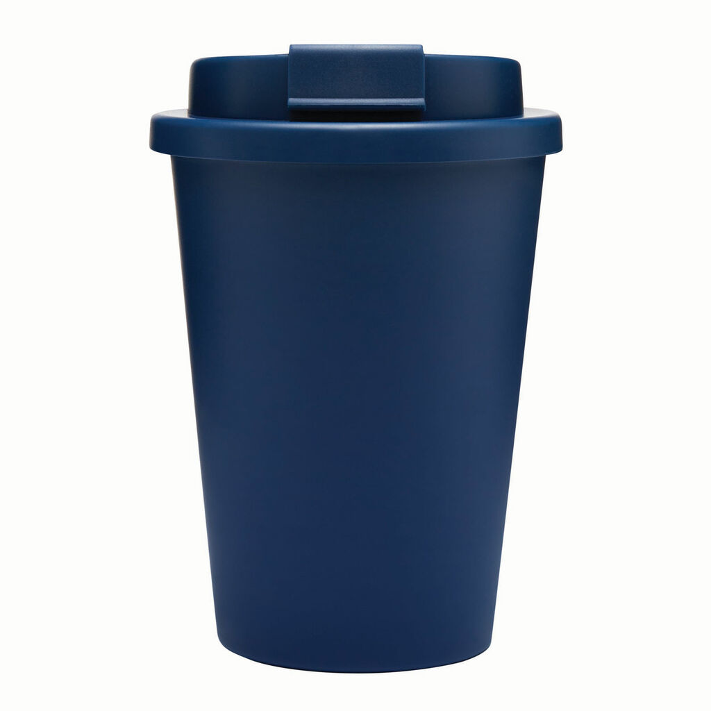 Чашка с двойными стенками RE-USE, цвет темно-синий - 56-0304622- Фото №2