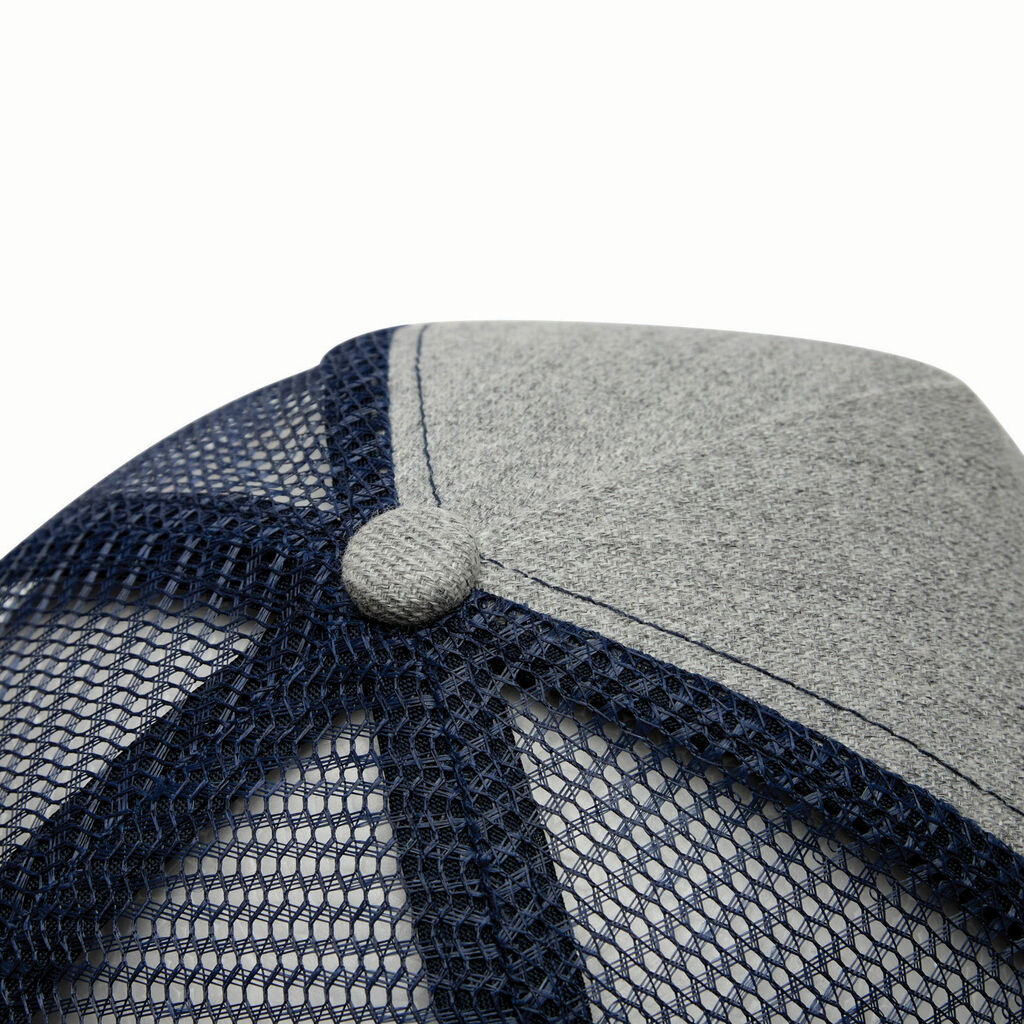 Бейсболка із 5 панелями CASUAL FIT, колір синій, сірий - 56-0701811- Фото №5
