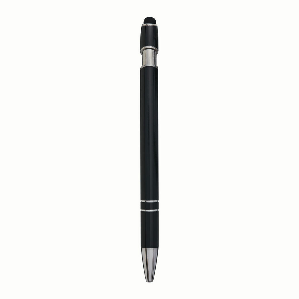Алюминиевая шариковая ручка BAMBOO SYMPHONY черный - 56-1102213- Фото №4