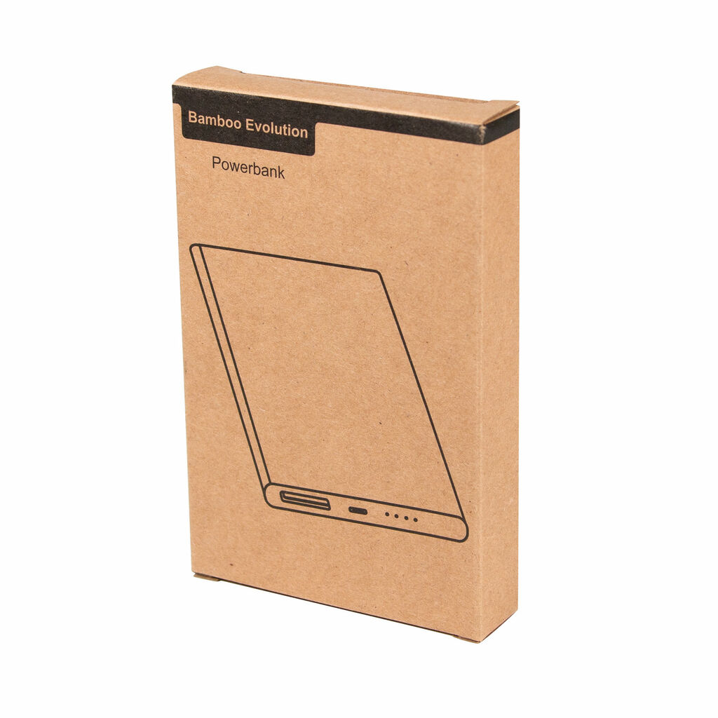 Powerbank BAMBOO EVOLUTION, цвет коричневый - 56-1107382- Фото №8