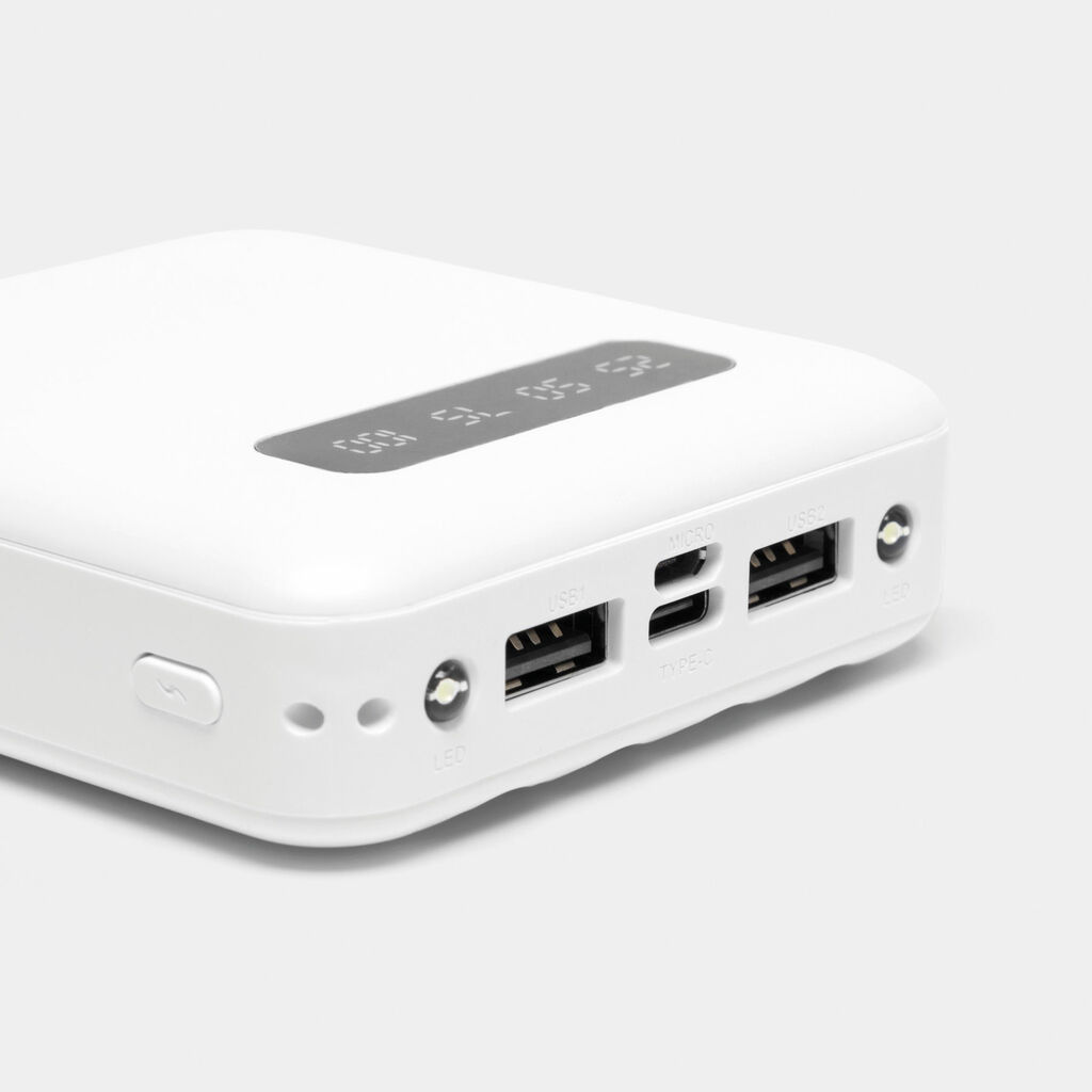 Powerbank PRECIOUS, цвет белый - 56-1107384- Фото №7