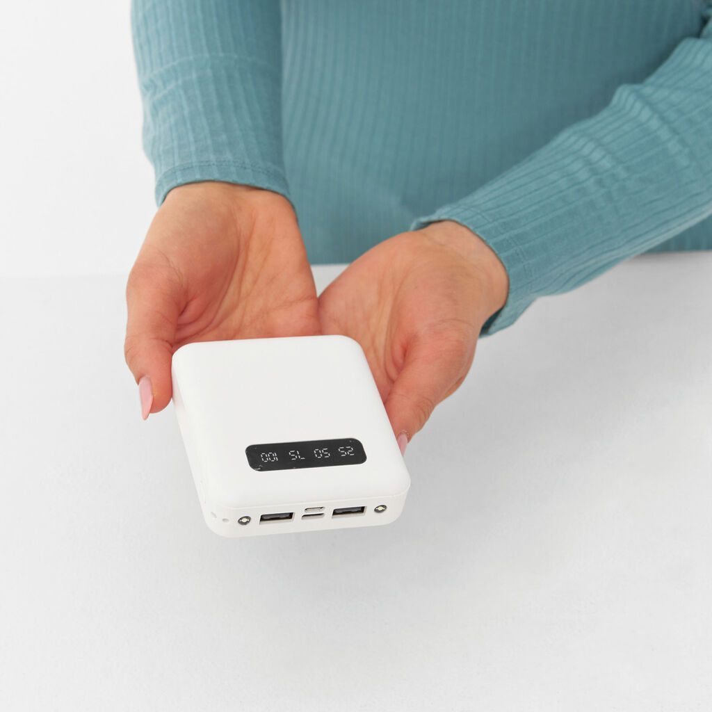 Powerbank PRECIOUS, цвет белый - 56-1107384- Фото №8