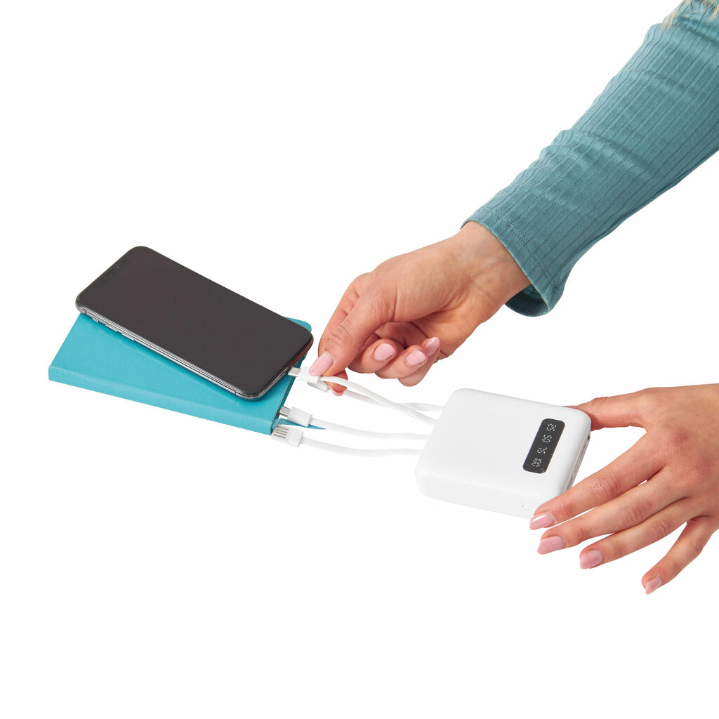 Powerbank PRECIOUS, цвет белый - 56-1107384- Фото №9