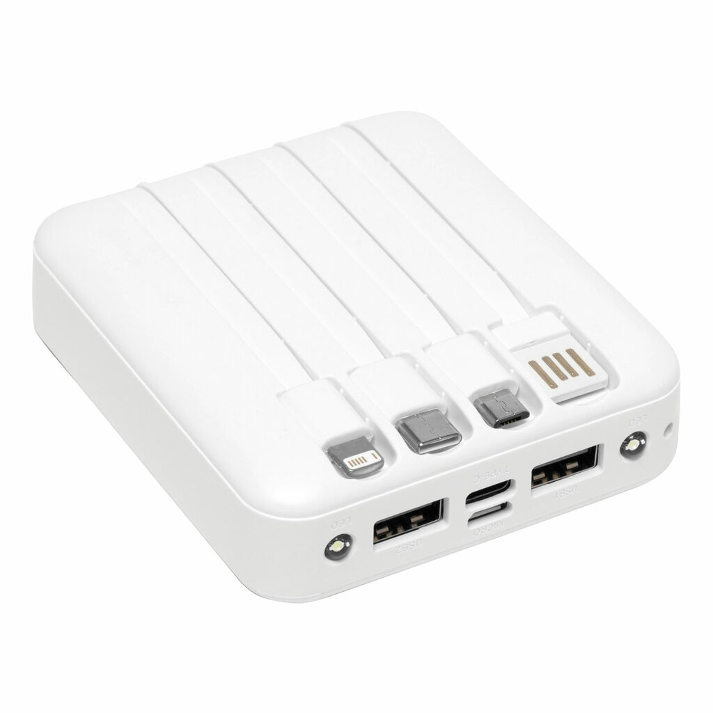 Powerbank PRECIOUS, цвет белый - 56-1107384- Фото №11