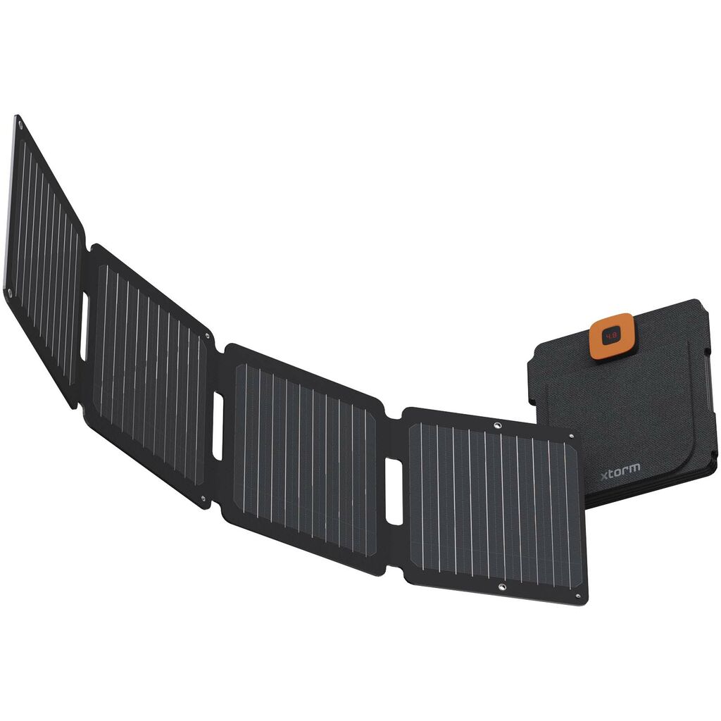 Xtorm XR2S28 SolarBooster складана сонячна панель потужністю 28 Вт, колір чорний