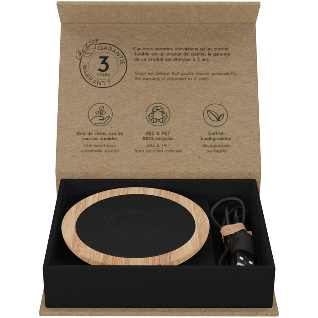 Зарядна станція SCX.design W24 для бездротової зарядки потужністю 10 Вт, колір світло-коричневий - 1PX12370- Фото №4 Зарядна станція SCX.design W24 для бездротової зарядки потужністю 10 Вт, колір світло-коричневий - 1PX12370- Фото №4