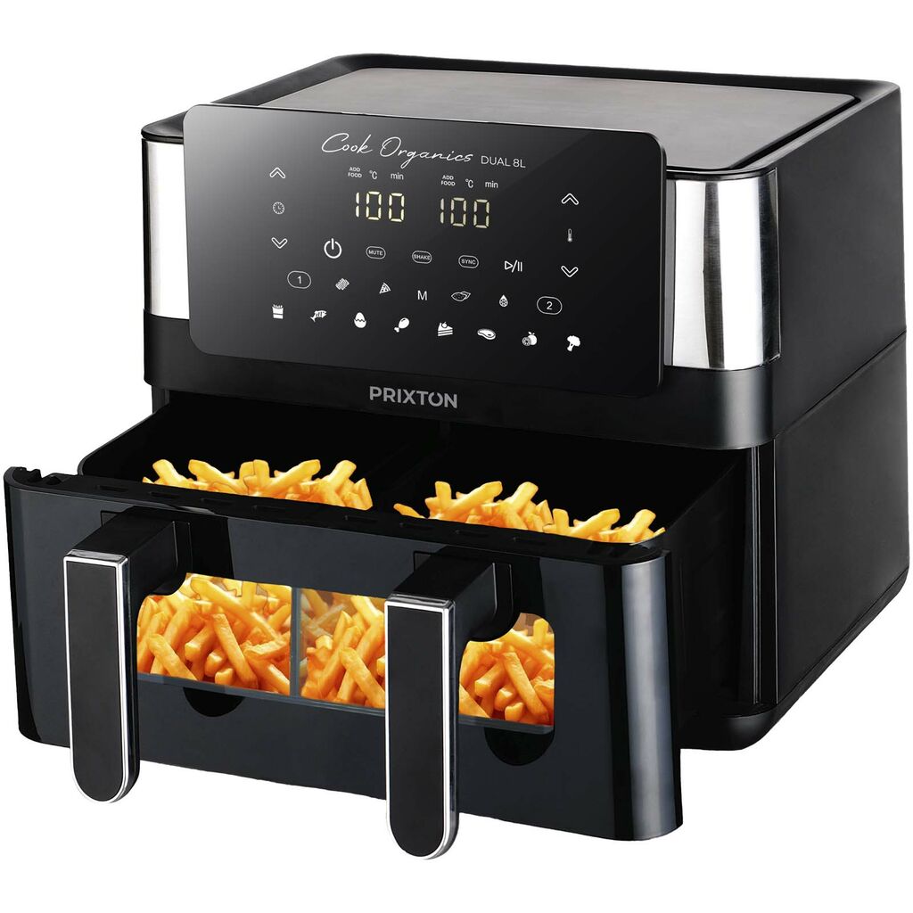 Prixton Cook Organics аерогриль 8 л, колір чорний - 1PA18490- Фото №2