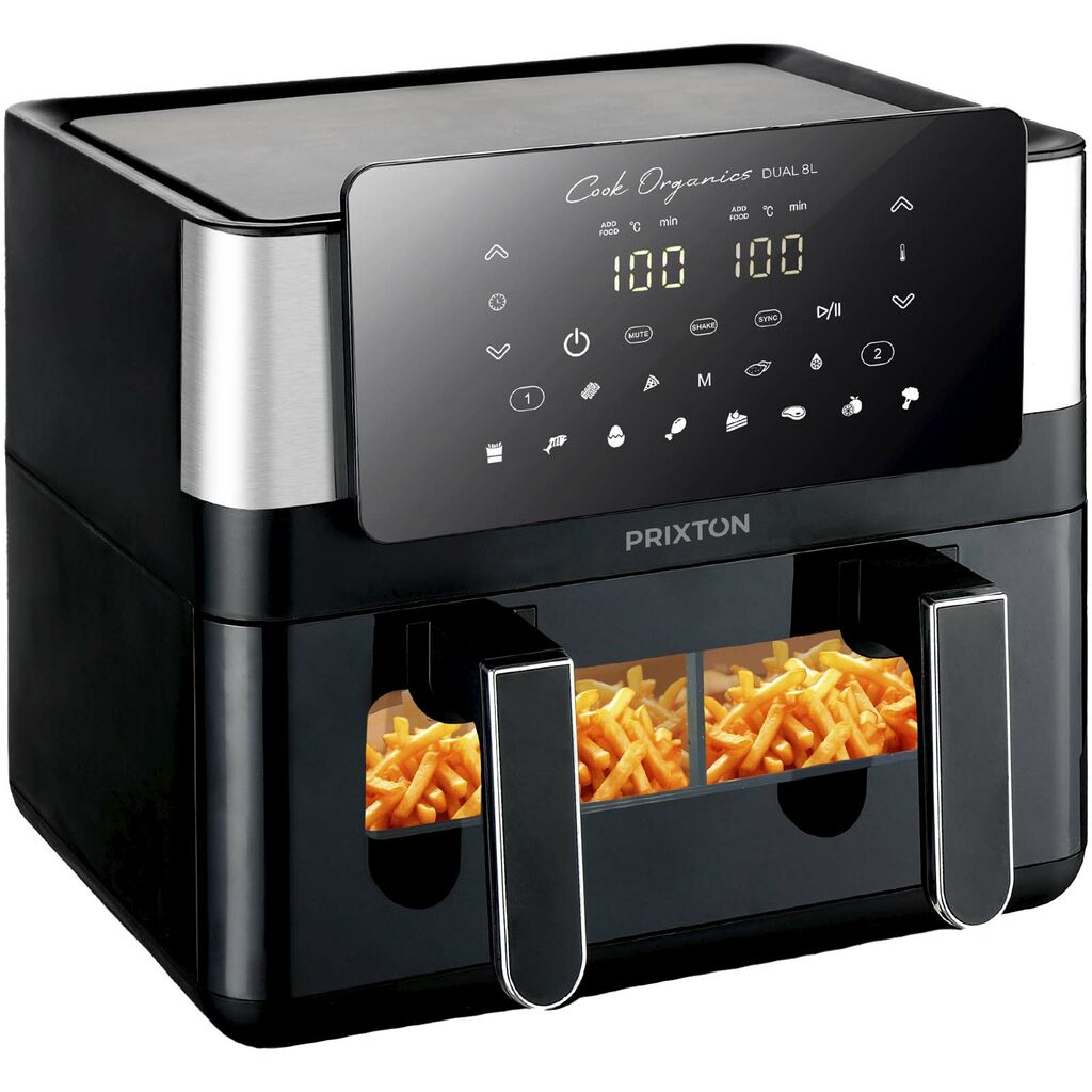 Prixton Cook Organics аерогриль 8 л, колір чорний - 1PA18490- Фото №4
