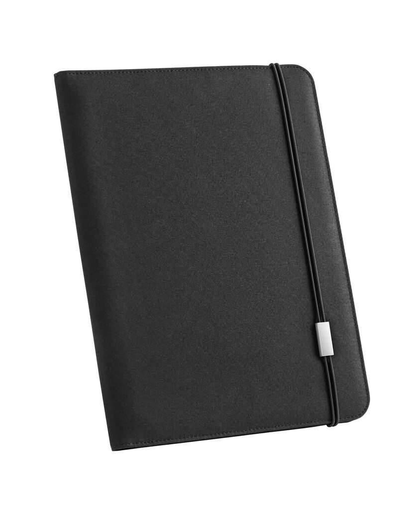 EMERGE FOLDER II Папка A4 из 100% rPET 300D с эластичной застежкой черный - 93580-103- Фото №3