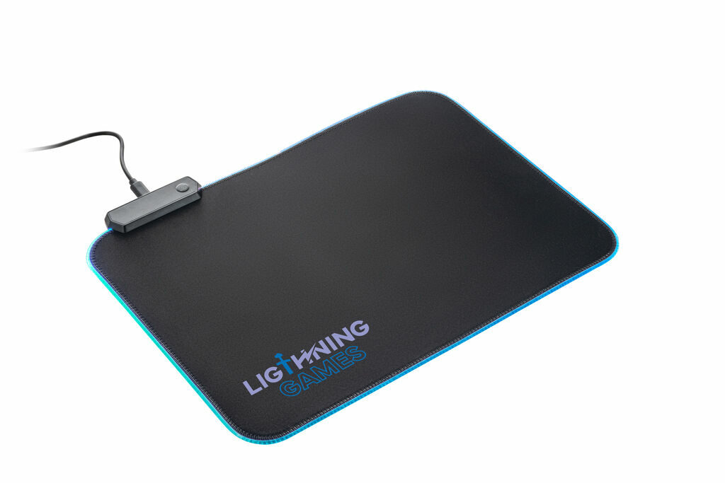 THORNE MOUSEPAD RGB Коврик для игровой мыши со светодиодной RGB-подсветкой из полиэстера черный - 97134-103- Фото №4