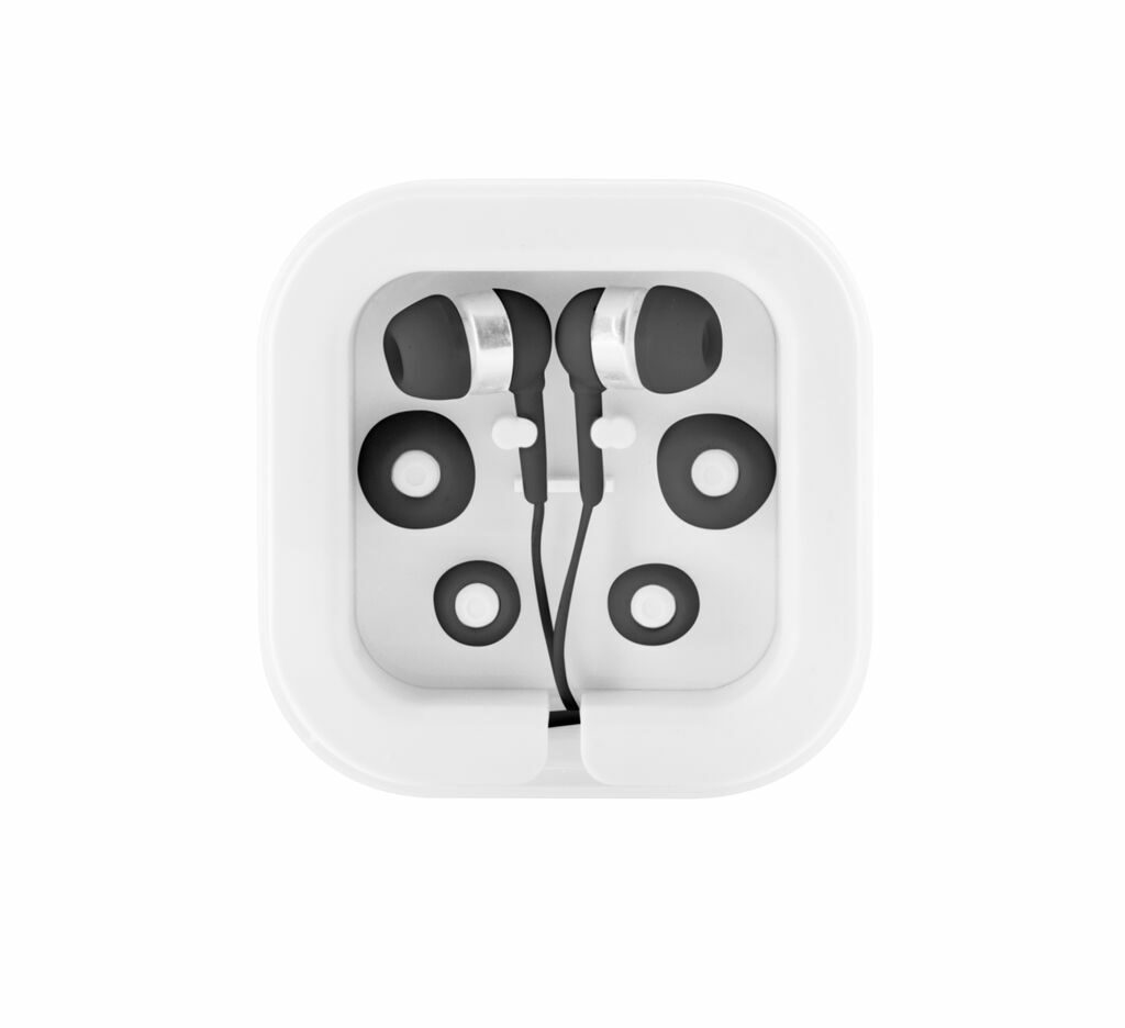 PRESLEY Наушники с кабелем USB-C длиной 1,2 метра и встроенным микрофоном ABS черный - 97139-103- Фото №1