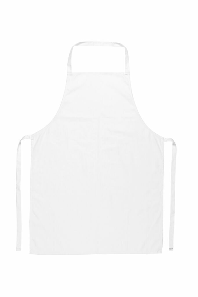 CUMIN. Фартух із бавовняної саржі (180 г/м²) білий - 99157-106- Фото №1