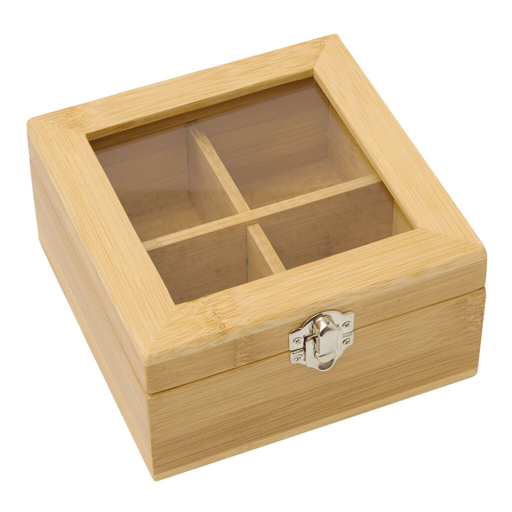 Коробка для чаю ASSORTMENT, колір коричневий - 56-0304479- Фото №1