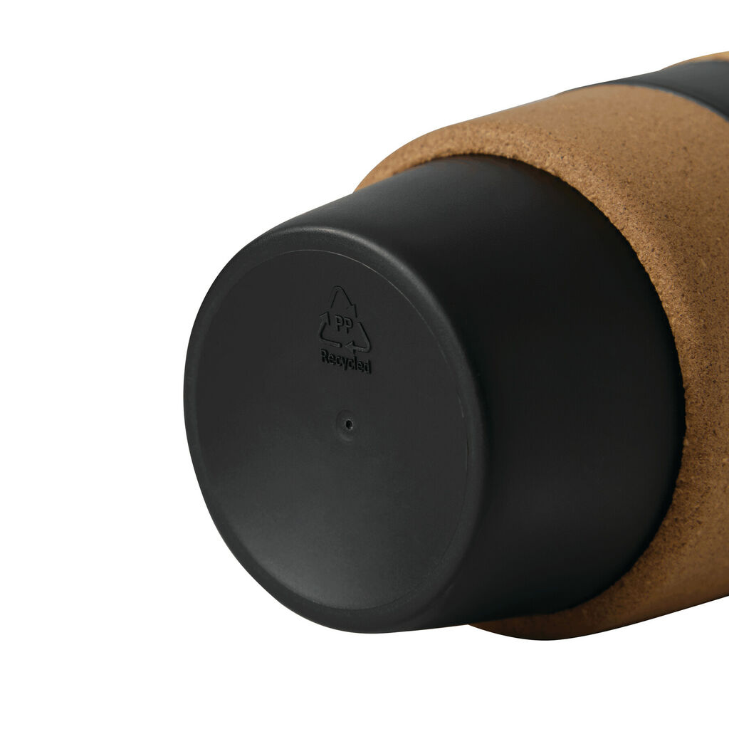 Термокружка TRAVEL GRIP, колір чорний - 56-0304565- Фото №6