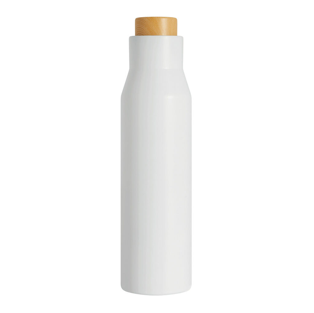 Вакуумна пляшка DRINK NOBLY, колір білий - 56-0304606- Фото №2