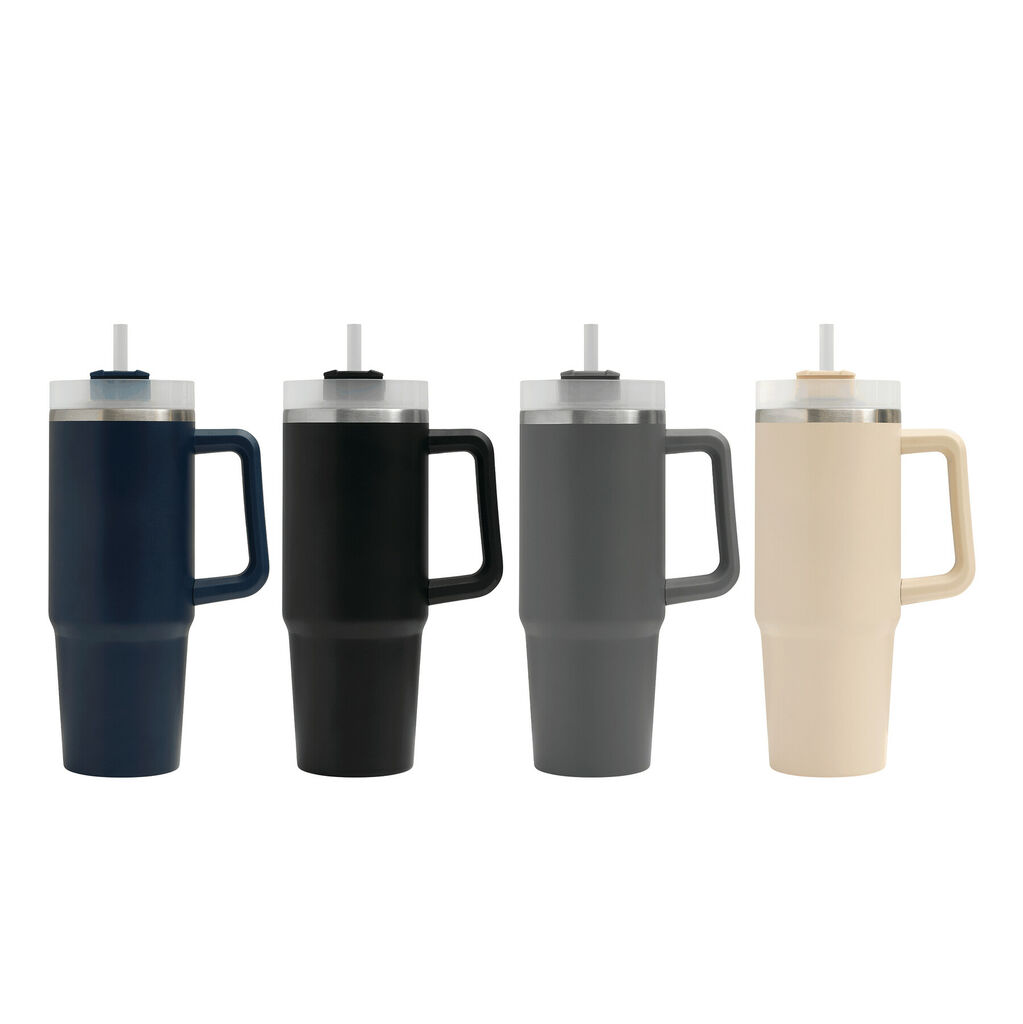 Термокружка DRINK DELUXE, колір бежевий - 56-0304672- Фото №9